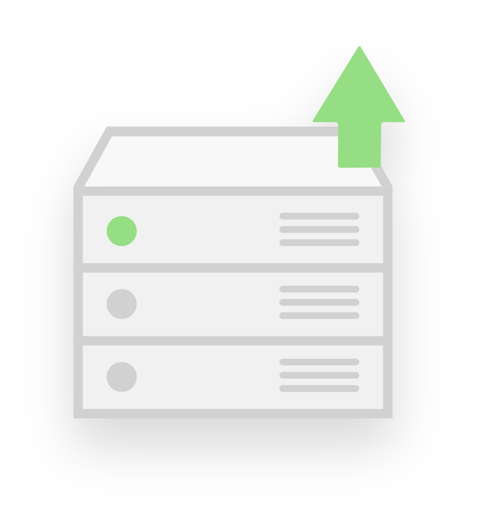 Send data to a server.